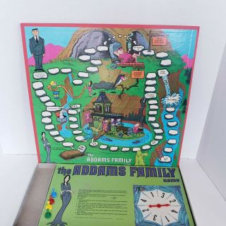 Vintage 1974 The Addams Family Board Game Milton Bradley 4411 Complete