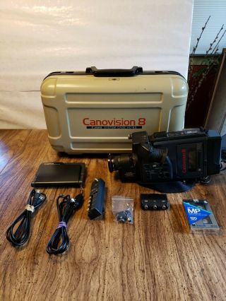 Canon Vm - E2a Vintage Video Canovision 8 Movie Film 8mm Camcorder