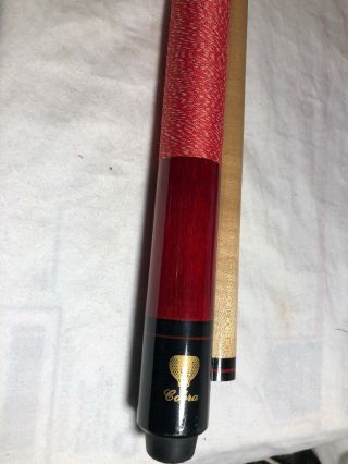 Vintage Cobra Pool Cue with a Willie Mosconi Case 7
