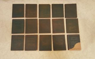 1920s Little Leather Library Books 15 Volumes Shakespeare,  Shaw,  Longfellow Etc