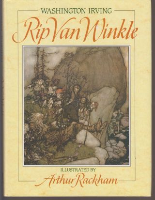 Vg 1992 Hc Dj 1st Ed Rip Van Winkle 50 Color Plates By Arthur Rackham Condn