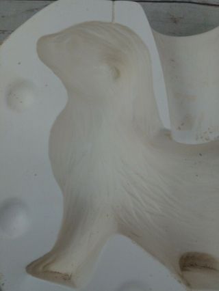 Vintage 1990 Ceramic Mold Plaster Casting Skunk Planter Doc Holliday 953 M67 2