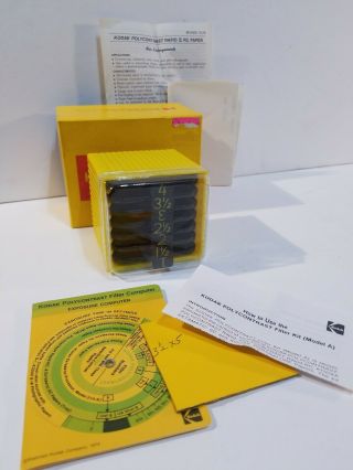 Vintage Kodak Model A Polycontrast Filter Kit