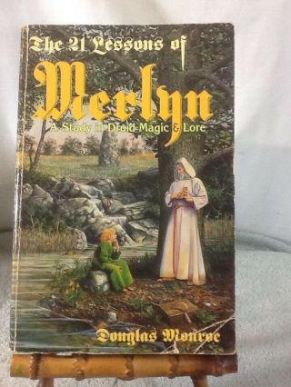 Vintage 1993 The 21 Lessons Of Merlyn A Study Of Druid Magic & Lore Paperback