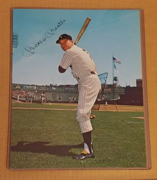 Vintage Color 8x10 Picture Photo Mickey Mantle York Yankees (kcr)