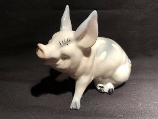 Vintage Beswick England Porcelain Spotted Pig