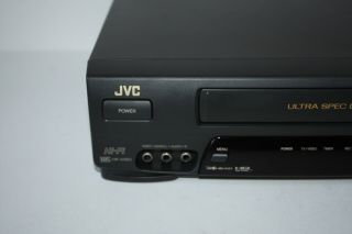 JVC Model HR - A52U VCR VHS Player/Recorder EUC 3