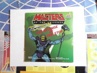 Vintage Masters Of The Universe,  He - Man,  Skeletors Revenge Book,  Record,
