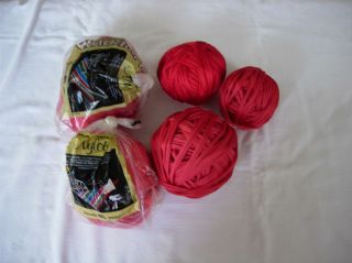 Vintage Qualicraft Nylotex Weaving Cord 1.  25kg Red
