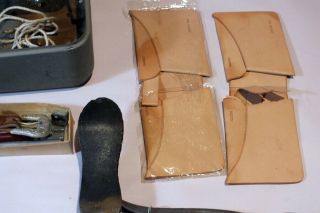 Vintage Leather Tooling Kit Punch Needle Myers My Buddy Tool Box 5