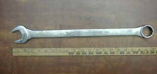 Vintage Williams 1174 Superrench,  1 - 5/16 " X 19 - 7/8 " Combination Open End & 12 Pt.
