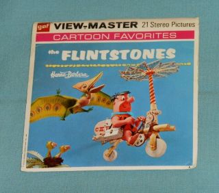 Vintage The Flintstones View - Master Reels Packet With Booklet