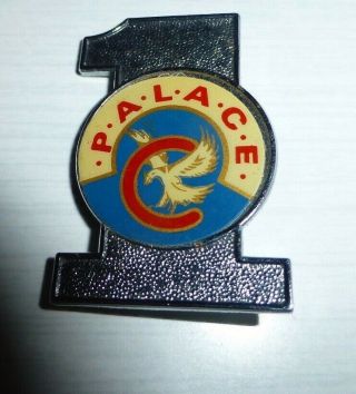 Vintage Crystal Palace Metal No 1 Pin Badge