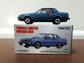 Tomytec Tomica Limited Vintage Neo Lv - N73d Toyota Celica 1800 Gt - T