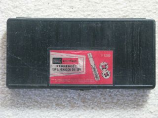 Vintage Craftsman Kromedge Tap & Hexagon Die Set 9 5200.  Once.