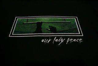 Vintage Our Lady Peace Clumsy Grunge Rock 90’s Tour Concert Tee - Shirt XL T 3