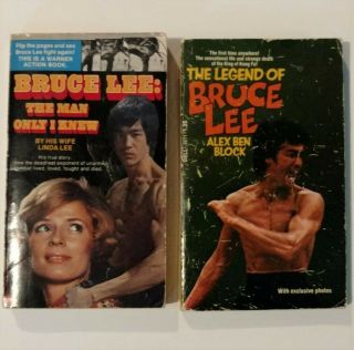 Bruce Lee,  The Man Only I Knew,  1975 & The Legend Of Bruce Lee; Paperback