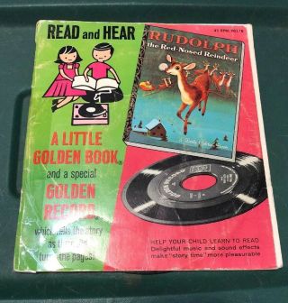 Little Golden Book And A Special Golden Record: Rudolph The Red Nosed Reindeer