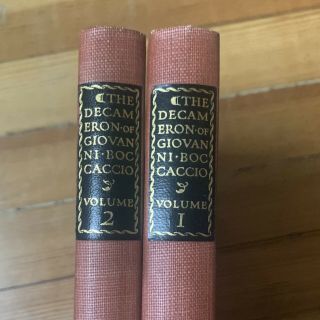 The Decameron By Giovanni Boccaccio.  Limited Editions Club 1930 - 1446.