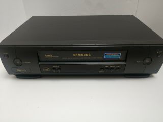Samsung Vr5559 Vcr 4 Head Hq Vhs Player Video Cassette Recorder Auto Tracking