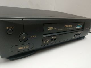 SAMSUNG VR5559 VCR 4 Head HQ VHS Player Video Cassette Recorder Auto Tracking 2