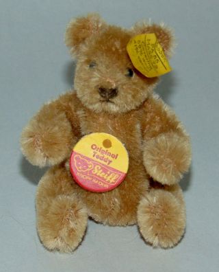 Vintage Steiff Miniature Mohair Teddy Bear 0202/11 Austria