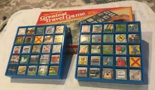 Worlds Greatest Travel Game Roadtrip Bingo Vintage 80s