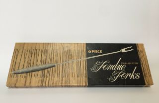 Vintage Fondue Forks 6 Piece Japan Stainless Steel $26 Post 2