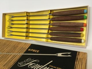 Vintage Fondue Forks 6 Piece Japan Stainless Steel $26 Post 3