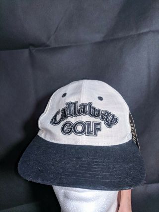 Vtg Callaway Golf Hat Sports Specialties Strapback With Tag