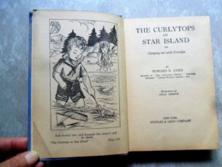The Curlytops on Star Island by Howard Garis 1918 Hardcover Children ' s Book 3