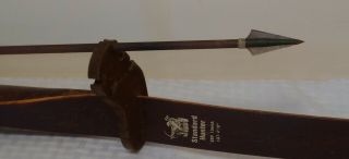 Vintage Wards Western Field Recurve Standard Hunter EBP Bow Old Metal Tip Arrows 2