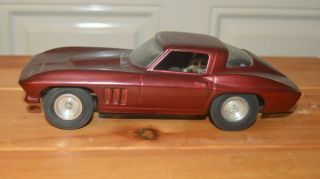 Vintage Cox Gas Powered Car Red Corvette,  Good Shape