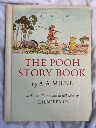 The Pooh Story Book By A.  A.  Milne 1965 Ep Dutton,  Vintage Pooh