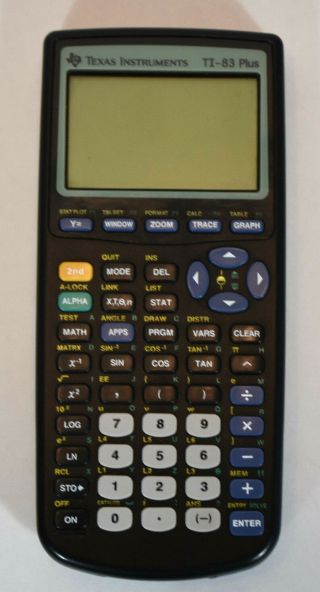 Texas Instruments Ti - 83 Plus Scientific Graphing Calculator W/cover