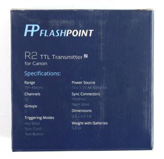 Vintage FP Flash Point R2 TTL Transmitter for Canon 2