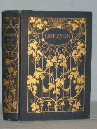 1904 Book Emerson Poet And Thinker By Elisabeth Luther Cary