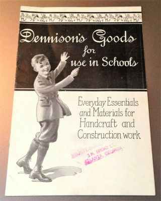 Vintage School Supplies " Dennison 