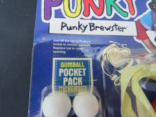 Vintage Punky Brewster Gumball Pocket Pack (Locket) MOC 1984 4