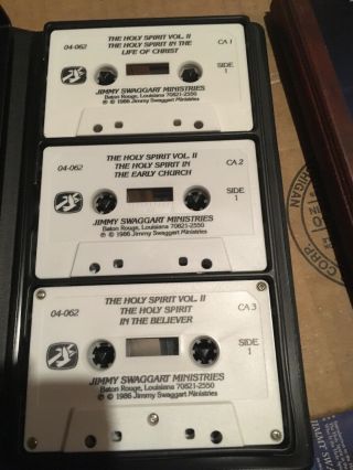 Jimmy Swaggart 9 Cassette Tape Set “the Holy Spirit” Vol 1 - 3 AudioBook Vintage 3