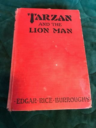 Tarzan And The Lion Man - Edgar Rice Burroughs - 1934 - Grosset & Dunlap -