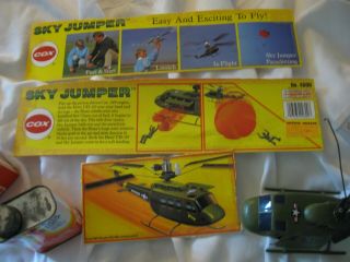 Vintage Gently Cox Sky Jumper Helicopter,  looks very complete No Box 6