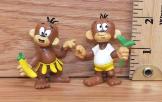 Vintage Bully A.  Lang 1981 Small Brown Monkey Pvc Figures Only Read