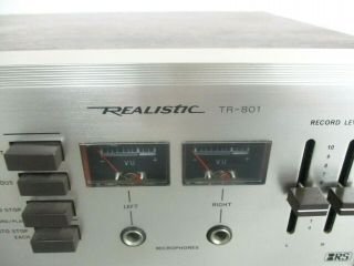 Realistic TR - 801 8 - Track Stereo Tape Recorder/Player 3