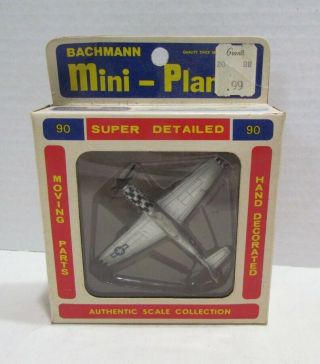 As - Is Bachmann Mini - Planes 90 Mustang P - 51 Vintage Jet