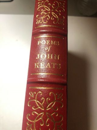 Easton Press Leather Bound The Poems Of John Keats 100 Greatest 5