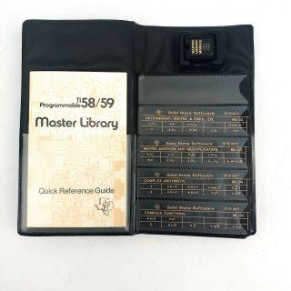 Texas Instruments Ti 58 / 59 Master Library Module With Solid State Software