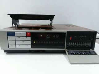 Vintage Quasar Vhs Video Cassette Recorder Vcr Vh503iww