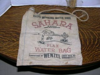Wenzel Sahara Flax Water Bag Vintage