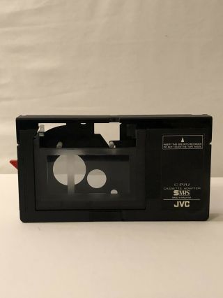 Jvc C - P7u Vhs - C Cassette Adapter 0269 Fast Vintage Camcorder Tape